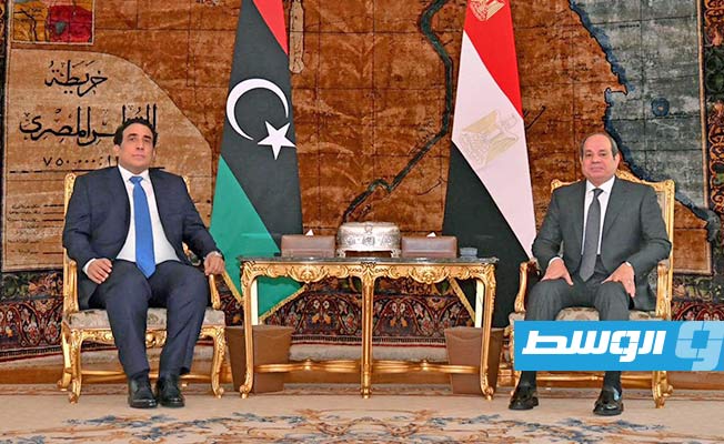 El-Sisi meets with Menfi, affirms Egypt’s support for all efforts aimed at protecting Libya’s territorial integrity