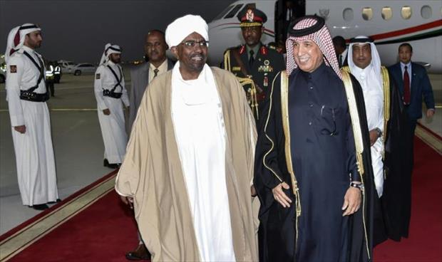 أمير قطر يلتقي الرئيس السوداني عمر البشير في الدوحة