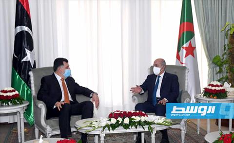 الرئاسة الجزائرية عن زيارة السراج: نستهدف استئناف الحوار بين الليبيين