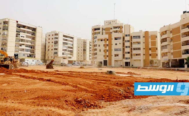 Benghazi's Reconstruction and Stabilization Committee begins overhaul of buildings in the Bouhdaima and Al-Kish neighborhoods