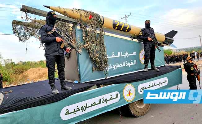 «الجهاد الإسلامي» تعرض صواريخ ومسيرات خلال استعراض عسكري في غزة (صور)