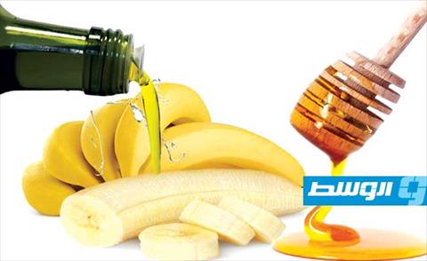 الموز لعلاج جفاف الشعر