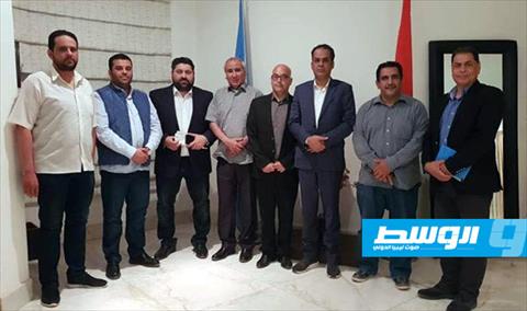 وفد بعثة الأمم المتحدة يلتقي عددًا من أعضاء مجلس النواب في بنغازي