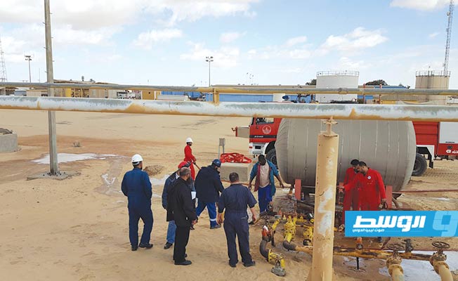 إنتاج النفط الخام في ليبيا يتراجع إلى مليون و224 ألف برميل