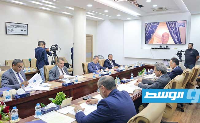 الاجتماع الأول للمجلس الأعلى لشؤون الطاقة برئاسة الدبيبة، الثلاثاء 18 أكتوبر 2022. (حكومتنا)