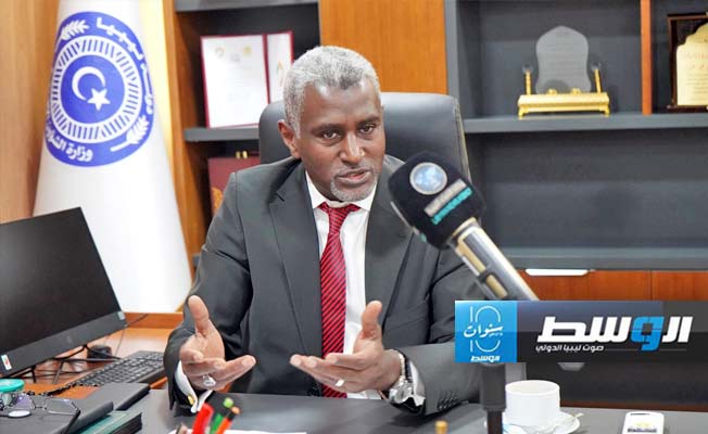 من لقاء وزير الشؤون الأفريقية المفوض لدى حكومة حماد مع القنصل العام السوداني، 23 يونيو 2024. (وال)