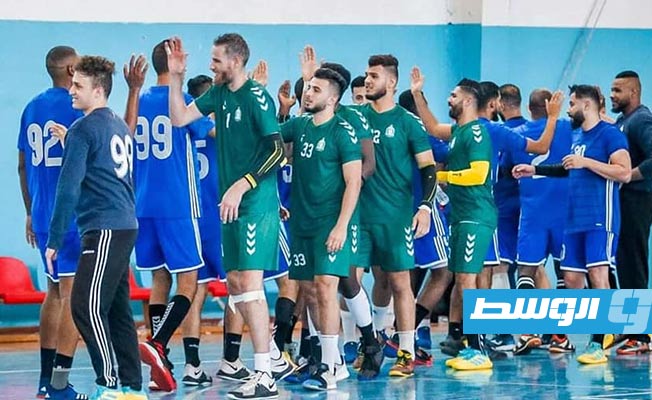 الأهلي طرابلس يلتقي الاتحاد في نهائي المنطقة الغربية لكرة اليد