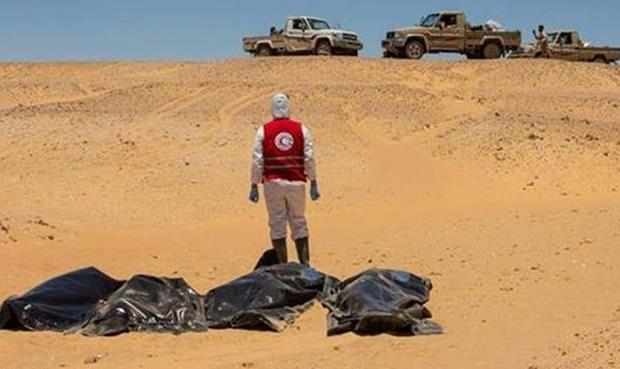 الهلال الأحمر: لا صحة للعثور على جثث مصريين في الصحراء الليبية