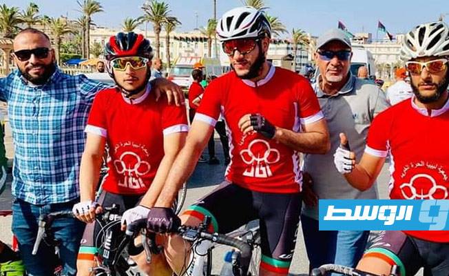 سند سمير ومحمد الشبلي بطلا سباق دراجات طرابلس