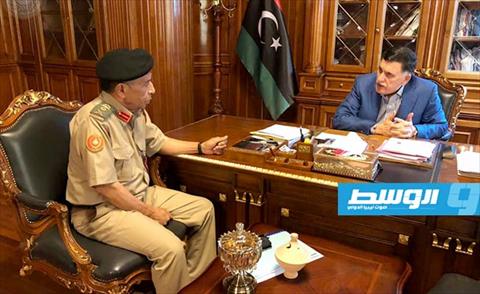 السراج يبحث الموقف الميداني في طرابلس مع رئيس أركان الوفاق