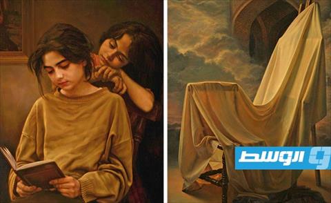 الفنان التشكيلي الإيراني أيمن المالكي