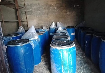 Interior Ministry: Liquor producing operation raided in Tajoura, 55,000 liters seized