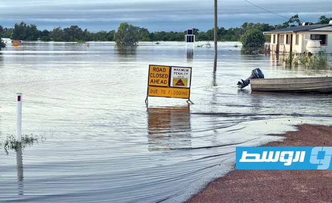 إجلاء سكان قرية نائية في أستراليا بمروحيات بسبب الفيضانات