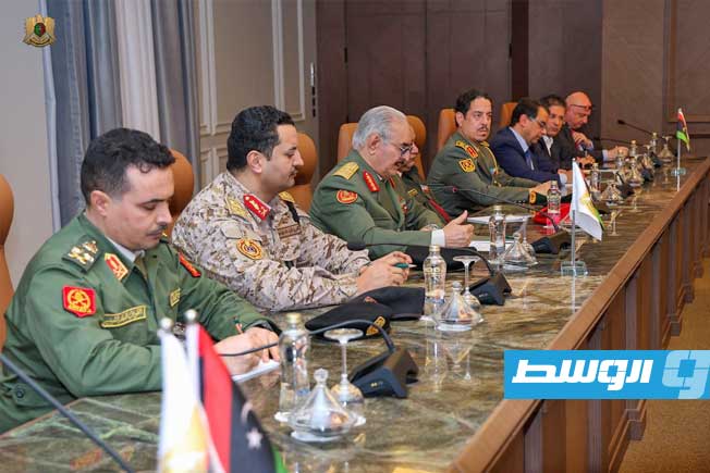 Marshal Haftar discusses security cooperation with Italy's Interior Minister and head of Foreign Intelligence