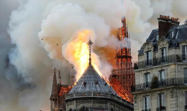 مقترح من ترامب لإخماد حريق كاتدرائية نوتردام في باريس