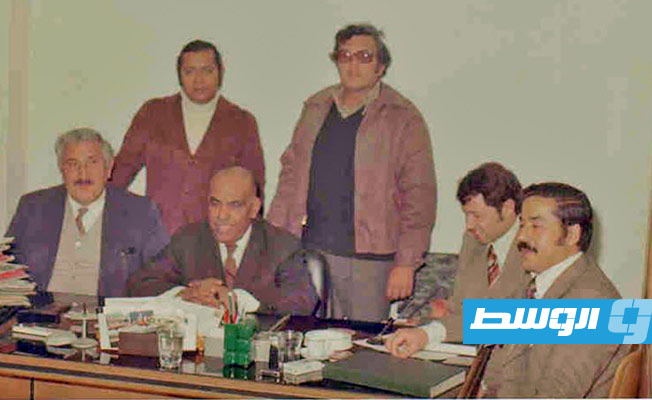 المهندس فتحي جعوده والأساتذة محمد العفاس ومحمد السعداوية ومحمود الشويهدي في ليبيا للتأمين