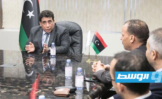 المنفي يلتقي أعضاء البعثة الليبية لدى الأمم المتحدة في نيويورك، 25 سبتمبر 2021. (بوابة الوسط)