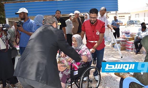 مكتب الإعلام والثقافة درنة يقيم حفل معايدة بدار المسنين