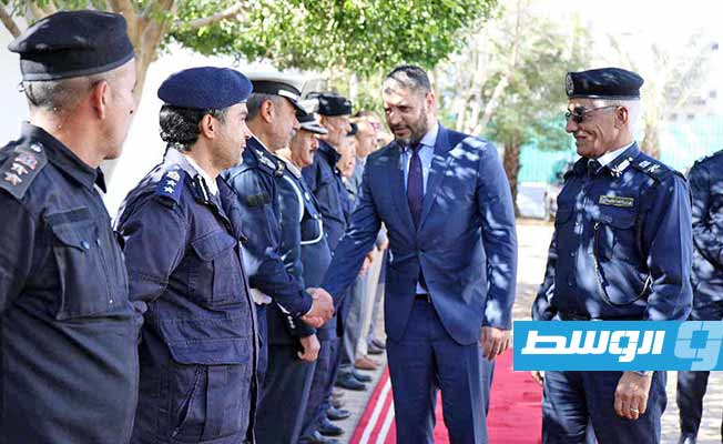 افتتاح قسم شرطة النجدة بمديرية أمن طرابلس، الخميس 2 فبراير 2023. (مديرية أمن طرابلس)