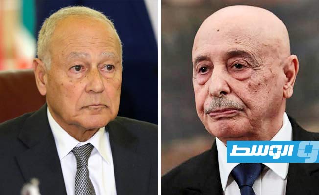 عقيلة صالح يطلب مساندة أبوالغيط حكومة باشاغا لممارسة مهامها من خارج طرابلس