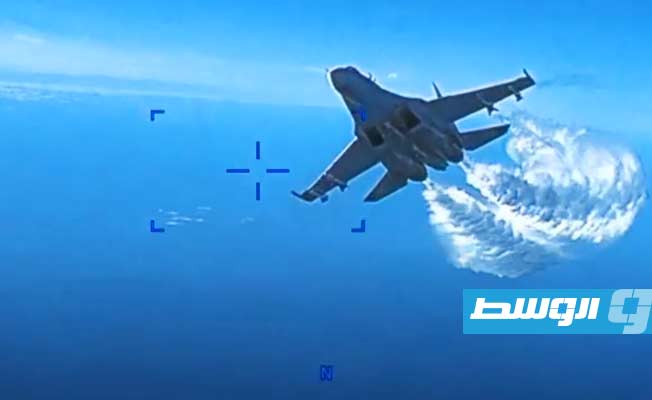 فيديو.. لحظة اعتراض طائرة عسكرية روسية لـ«MQ-9» الأميركية فوق البحر الأسود