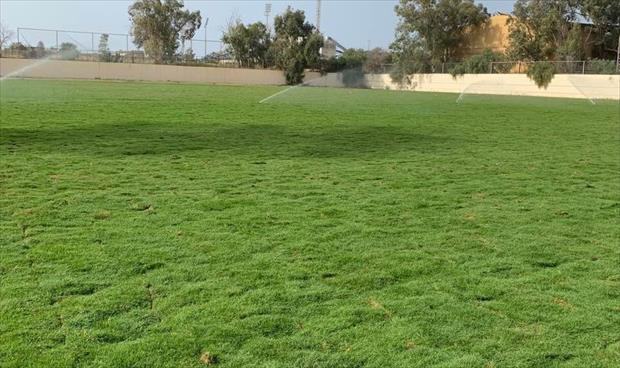 هيئة الرياضة: الانتهاء من تعشيب ملعب الزقوزي في طرابلس
