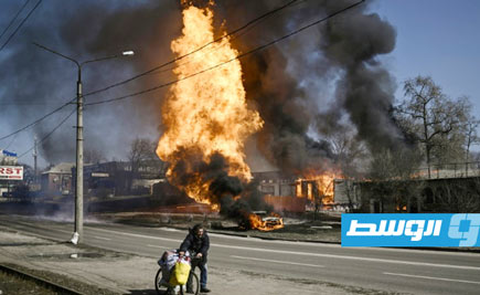 حاكم خاركيف: قصف روسي للمدينة بعد ساعات من زيارة وزيرة الخارجية الألمانية