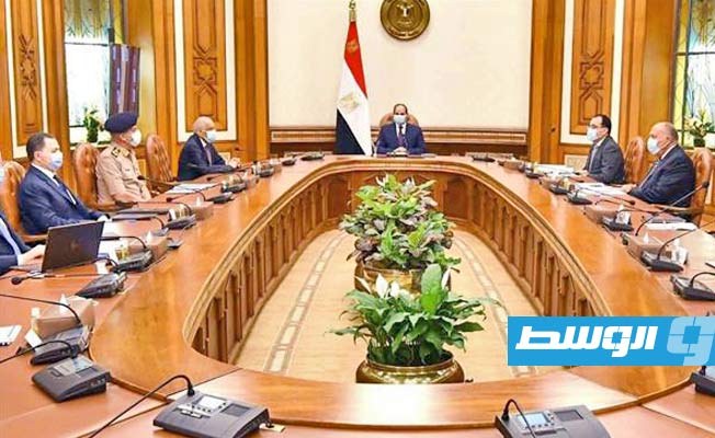 مجلس الأمن القومي المصري يستعرض تطورات الوضع في ليبيا وملف سد النهضة
