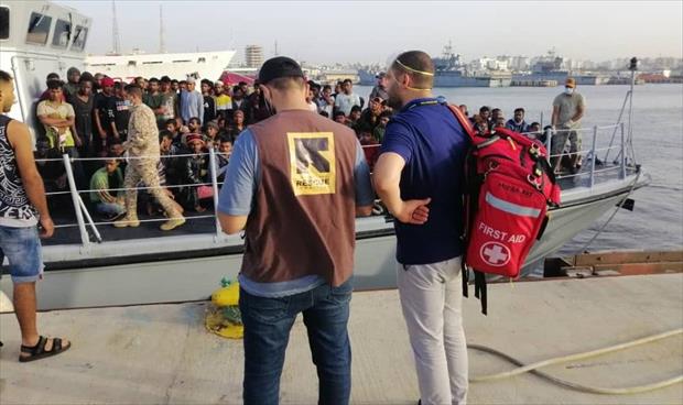 إنقاذ 132 مهاجرا قبالة السواحل الليبية