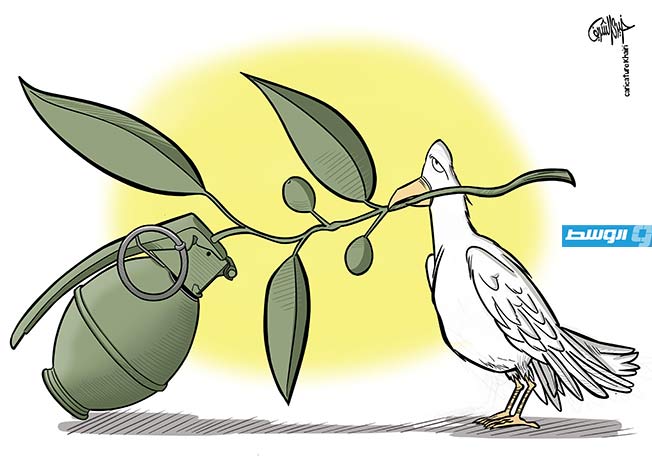 رسام الكاريكاتير الليبي خيري الشريف يشارك في معرض الرسوم المتحركة الدولي «كارتون السلام الدولي» في أزمير (بوابة الوسط)