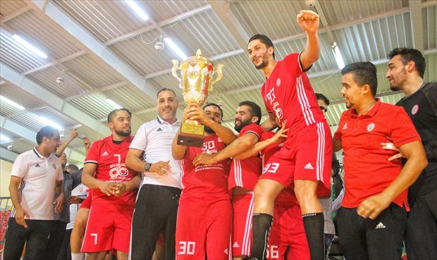 الاتحاد يتوج بكأس ليبيا لكرة اليد للمرة الثامنة في تاريخه