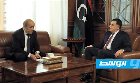 لودريان: لا حل عسكري للأزمة الراهنة في ليبيا