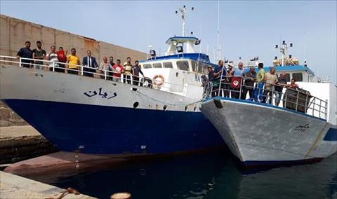 إطلاق البحارة التونسيين المحتجزين في الزاوية