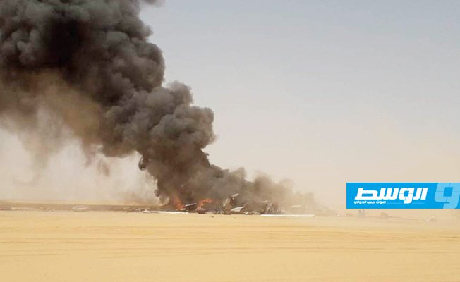 المجلس الرئاسي ينعى ضحايا حادث سقوط الطائرة العسكرية قرب حقل الشرارة