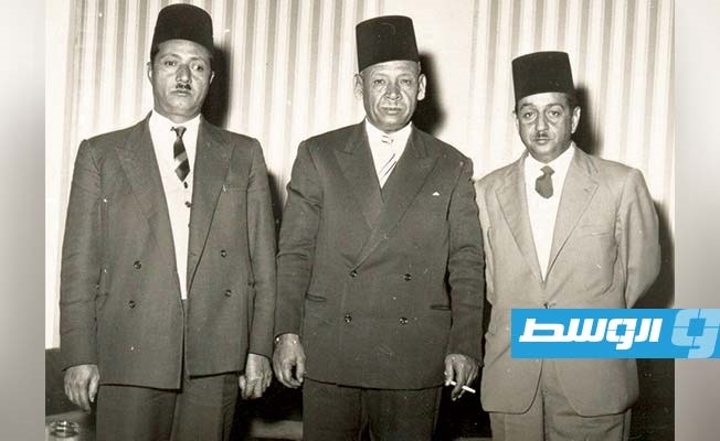 محمود الخوجة وجمال الدين باشا أغا واحمد عون سوف 1955