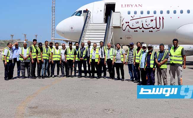 عودة إحدى طائرات الخطوط الجوية الليبية من تونس بعد صيانتها
