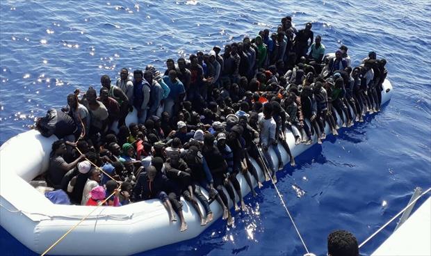 إنقاذ 40 مهاجرًا غير شرعي شمال زوارة
