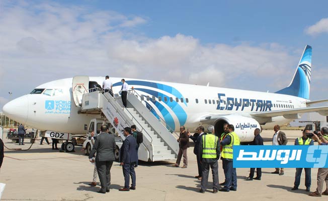 مطار بنينا: الأحوال الجوية وراء هبوط طائرة «مصر للطيران» في أثينا.. ولا وجود لعطل فني