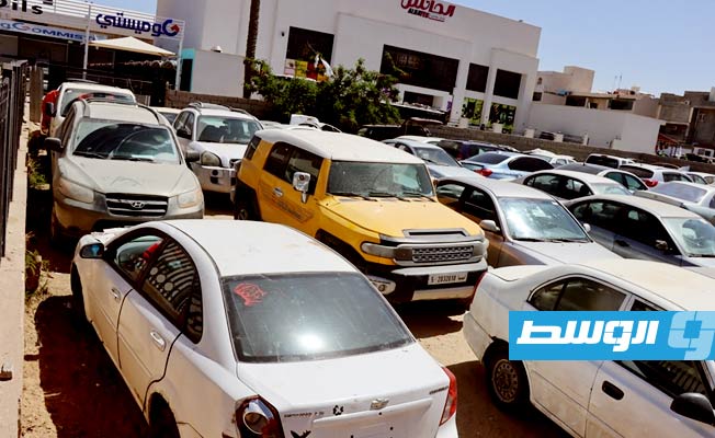 ضبط سيارات في العاصمة طرابلس، الأول من أبريل 2023 (مديرية أمن طرابلس)