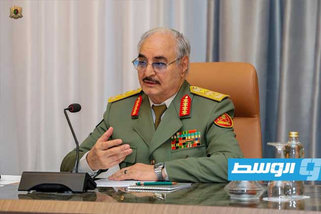 Marshal Haftar discusses security cooperation with Italy's Interior Minister and head of Foreign Intelligence