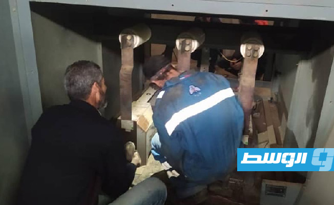 شركة الكهرباء: أعمال صيانة في محطة بغرب طرابلس