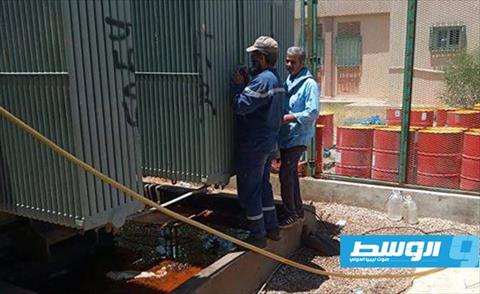 الانتهاء من صيانة محطة كهرباء الفروسية في طرابلس
