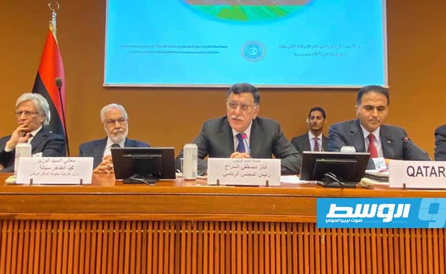 السراج يطلع المجموعة العربية بمجلس حقوق الإنسان في جنيف على تطورات الوضع في ليبيا