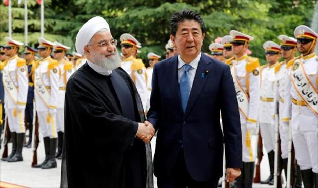 رئيس الوزراء الياباني يصل طهران لمحاولة خفض التوتر الإيراني- الأميركي