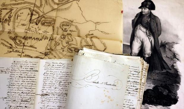 مخطوطة فريدة لنابليون معروضة للبيع في باريس