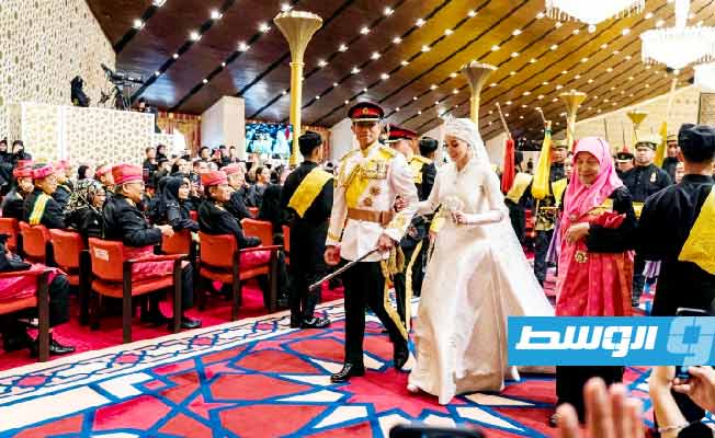 قادة وملوك للاحتفال بزفاف الأمير عبدالمتين في بروناي