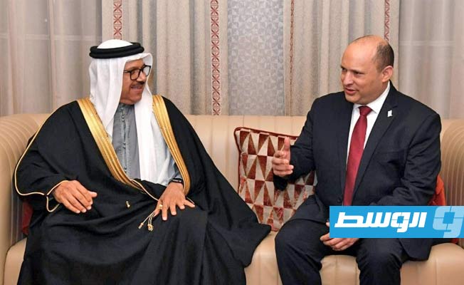 رئيس حكومة الاحتلال الاسرائيلي يلتقي قادة البحرين