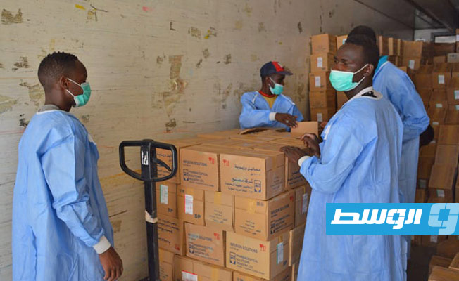 «صحة الوفاق» ترسل شحنة أدوية ومستلزمات طبية إلى سبها
