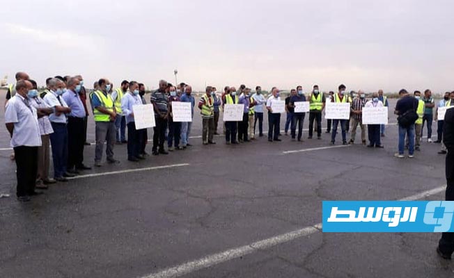 نقابة «الليبية للخدمات الأرضية» ترفض قرار الدبيبة نقل تبعية الشركة لـ«الخصخصة»