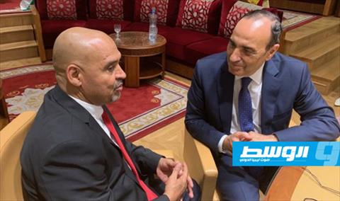 «الصغير» يسلم رئيس مجلس النواب المغربي رسالة من عقيلة صالح